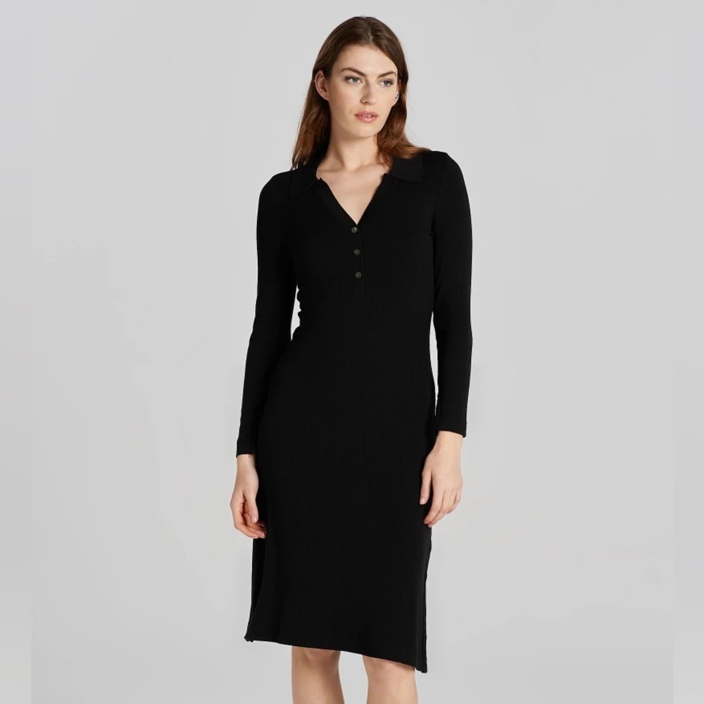 GANT Ribbed Polo Dress